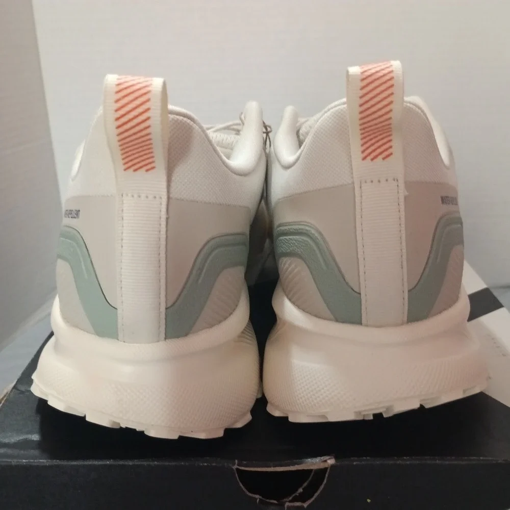 Adidas Runfalcon 5 TR W Shoes Womens Size 9.5 Beige Water Repellent Trail JP7625
